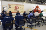 Police Academy Cadets from Ciudad Juárez donated the sap of life