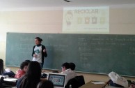 Charlas de las 5Rs brindadas a alumnos de escuela en la Ciudad Feliz