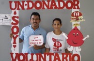 Volunteers of the GEAP stimulate the blood donation in Puebla and Veracruz 