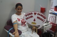 Volunteers of the GEAP stimulate the blood donation in Puebla and Veracruz 