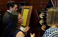 The Project “Traces to Remember” exhibited plaques in Central Falls