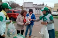 Activistas por la Paz respaldan la campaña Ecocanje del programa “Separá” en Argentina