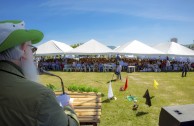 Indigenous people of Central America gather during the 3rd International Encounter of the Children of Mother Earth 