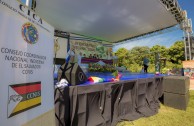 Indigenous people of Central America gather during the 3rd International Encounter of the Children of Mother Earth 