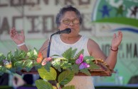 Indigenous people of Central America gather during the 3rd International Encounter of the Children of Mother Earth 