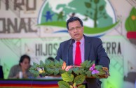 Indigenous people of Central America gather during the 3rd International Encounter of the Children of Mother Earth 