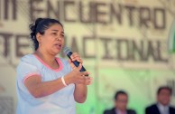 Indigenous people of Central America gather during the 3rd International Encounter of the Children of Mother Earth 