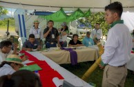 Indigenous people of Central America gather during the 3rd International Encounter of the Children of Mother Earth 