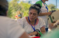 Indigenous people of Central America gather during the 3rd International Encounter of the Children of Mother Earth 