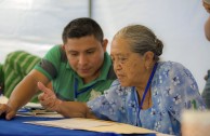 Indigenous people of Central America gather during the 3rd International Encounter of the Children of Mother Earth 