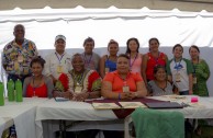 Indigenous people of Central America gather during the 3rd International Encounter of the Children of Mother Earth 