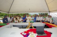 Indigenous people of Central America gather during the 3rd International Encounter of the Children of Mother Earth 