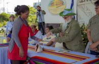 Indigenous people of Central America gather during the 3rd International Encounter of the Children of Mother Earth 