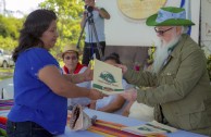 Indigenous people of Central America gather during the 3rd International Encounter of the Children of Mother Earth 