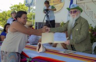 Indigenous people of Central America gather during the 3rd International Encounter of the Children of Mother Earth 