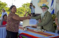 Indigenous people of Central America gather during the 3rd International Encounter of the Children of Mother Earth 