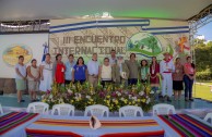 Indigenous people of Central America gather during the 3rd International Encounter of the Children of Mother Earth 