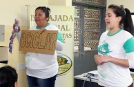 Estudiantes participan en jornadas de concientización en favor de la Madre Tierra