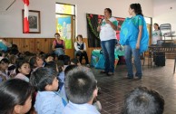 Activistas por la Paz promueven el cuidado del planeta Tierra en instituciones educativas