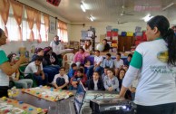 Voluntarios de la EMAP dictan charlas sobre las 3R en escuelas de Argentina