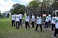 Voluntarios de la EMAP participan en recorrido por el Bioparque La Máxima