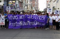 La EMAP asiste a marcha contra la violencia de género en provincias de Argentina