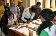 Representantes de pueblos originarios asisten al 1er Encuentro Regional de los Hijos de la Madre Tierra