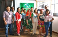 Representatives of indigenous people attend the 1st Regional Encounter of the Children of Mother Earth