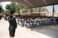 Estudiantes participan en charla sobre la Resolución 60/7  Recordación del Holocausto