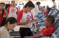 Acción solidaria: venezolanos presentes en el 8º Maratón Internacional “En la Sangre está la Vida”