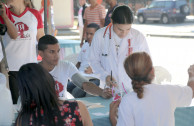 Acción solidaria: venezolanos presentes en el 8º Maratón Internacional “En la Sangre está la Vida”