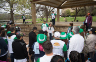 Gran Limpieza Anual Del Rio San Marcos, En Texas, Usa.