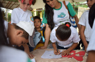 Emotive and colorful march and an environmental parade were made by the Global Embassy of Activists for Peace in Tocoa, Honduras.