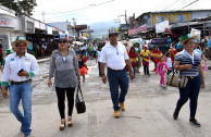 Emotive and colorful march and an environmental parade were made by the Global Embassy of Activists for Peace in Tocoa, Honduras.