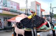 Emotivo y vistoso desfile y parada ambiental lleva acabo la Embajada mundial de Activistas por la paz en la ciudad de Tocoa Honduras