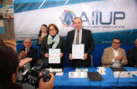 Firma de convenio por una cultura de paz en la sociedad