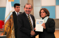 Firma de convenio por una cultura de paz en la sociedad