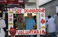 Veracruz University participates in a blood drive