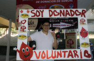 Veracruz University participates in a blood drive