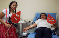 voluntario en donación de sangre