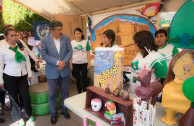 GEAP volunteers set up environmental fair in Veracruz