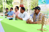 Sargento de Infantería de Marina Gersón Jimenes Arenales - Gestor Ambiental batallón fluvial de infantería de marina #17, Alcalde de Magangue - Bolívar Dr. Javier Payares Sierra, Presidente Ejecutivo C.C.  Henrry Bore Athias, Subdirector CSB: Álvaro Echev