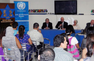 The United Nations office in Panama received the Simon Burstein plaque in it's third station