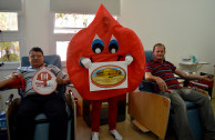 Argentineans committed to safe lives recollect 1303 safe units of blood.