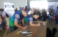Sensibilización en Feria de la salud en la Umecit