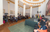 Act of Delivery of the Framework Law in the Senate of Bolivia