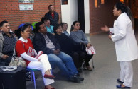 Educational program in Bolivia encourages blood donation.