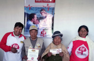 Educational program in Bolivia encourages blood donation.