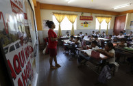 Educational program in Bolivia encourages blood donation.