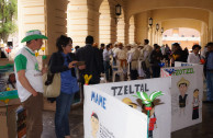 More than 150 people toured the modules where the Guardians for the Peace of Mother Earth gave the talks.